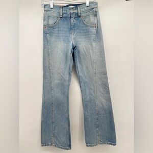 RE/DONE
Marea Mid-Rise Kick Flare Crop Vintage Blue Jean Size 24 NWT 90’s Y2K